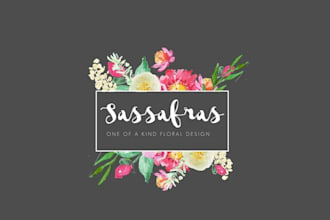 design a beauty flowers and floral logo