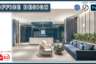 create a professional office interior design