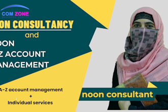 manage your noon account and i am a noon consultant and virtual assistant