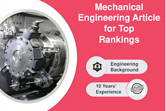 research and write mechanical engineering article