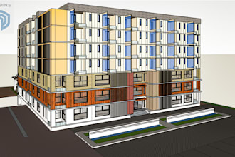 do sketchup 3d models for architecture and interiors