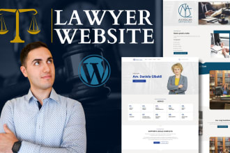 make a wordpress website for lawyers