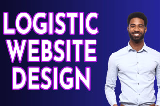 design logistics, transport, trucking, dispatch, cargo wordpress website