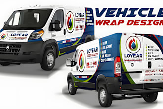 create vehicle wrap design, vehicle graphics, food truck and van wrap