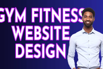 create a clean and modern health and fitness wordpress website design