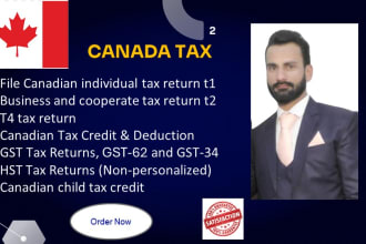 prepare canadian corporation tax return t2 and individual tax return t1