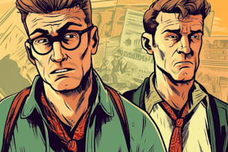 create comic book artwork and illustrations