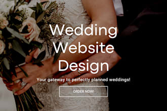 develop a website for your upcoming wedding