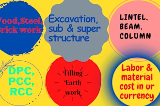 be your boq expert for construction cost estimation