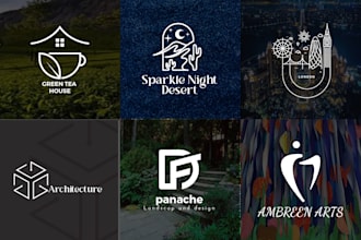 do artistic, spiritual, geometry , botanical,  monoline logo