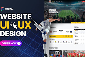 design saas website, landing page and website UI UX in figma