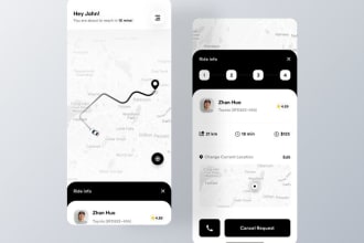develop profitable taxi booking app, ride sharing app, carpooling app