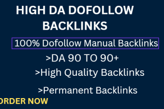 create high da do follow backlinks to increase domain rating