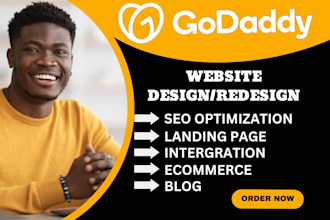 do godaddy website design or redesign website development godaddy expert