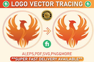 vector tracing,redraw,vectorize or convert logo to vector