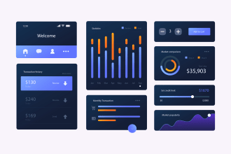 design attractive UI UX designs for your website mobile app