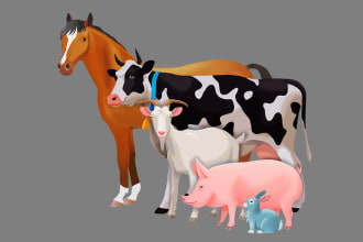 draw a realistic animal illustration in my style