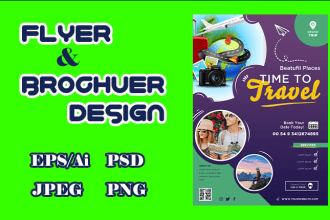 brand identity bifold trifold brochure and flyer design