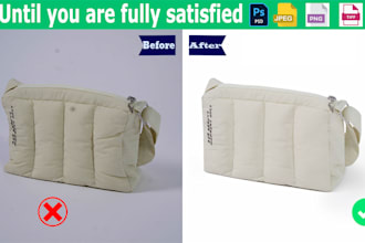 do product photo retouching and photo touch up