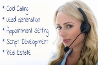 be your cold caller and appointment setter for your business