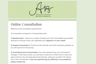 be your personal dietitian