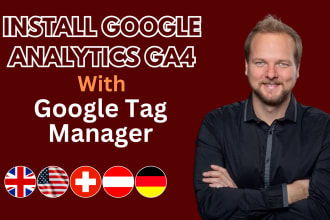 install analytics ga4 and conversion tracking with tag manager