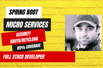 develop rest API with spring boot, cloud