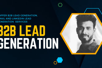 do gmail, linkedin and b2b lead generation  services