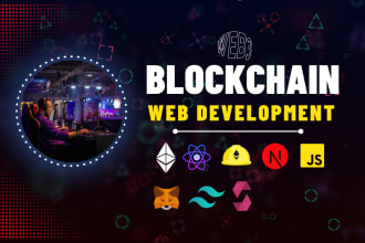 build blockchain web3 app with solidity smart contract crypto dapp as developer