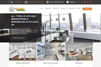 design home improvement website remodeling website construction website