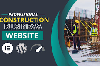 design modern construction roofing plumbing handyman website