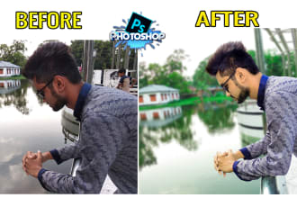 do professionally  photo edit,skin and hair retouch,backround blur,colourgrade