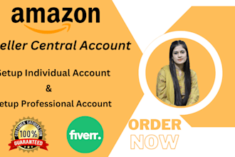 set up amazon seller account individual and professional