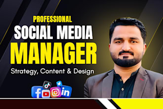be your social media marketing manager and content creator