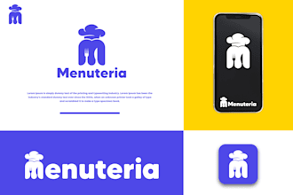 be creative lettermark, wordmark, typographic font letter, text based logo maker