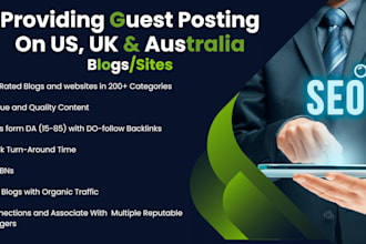 publish guest posts or link insertions on the US UK and australia sites