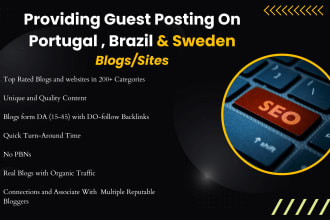 publish guest posts or link insertions on the portugal brazil and sweden sites