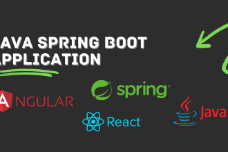 develop java spring boot application