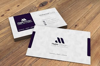 create a custom business card or identity card or invoice