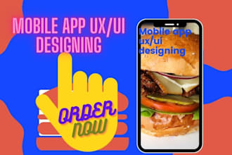 design ui UX mobile app in adobe xd and figma