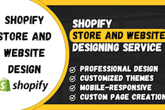 build branded dropshipping shopify store and shopify website