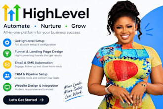set up gohighlevel CRM automation, ghl sales funnel, ai voice agent, ghl a2p