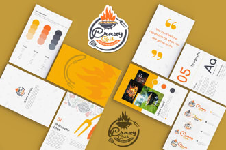 design custom brand guideline according to your logo and brand
