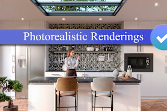 design 3d rendering in 3ds max and corona for rooms