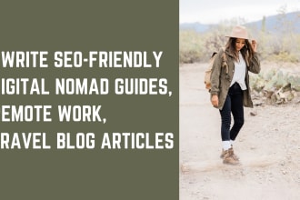 write web optimized article on digital nomad, travels, digital nomad visas