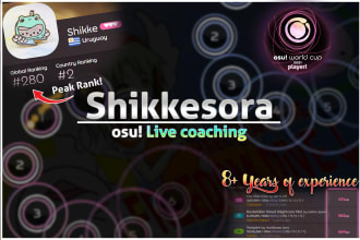 be your professional osu coach