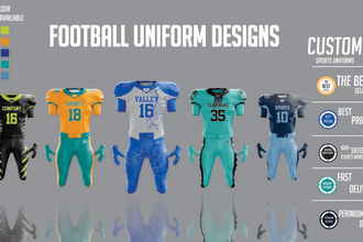 do custom american football jerseys and uniform design
