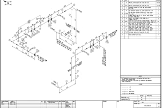 do pressure vessel and isometric drawings with mto