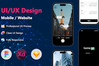 design interactive UI, wireframe, mobile and web app prototypes