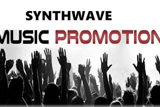 streams synthwave promotion your real music and active listeners